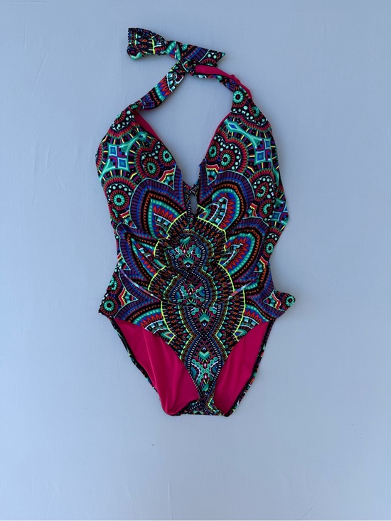 La Vie En Rose Other - La Vie en Rose Women’s Multicolor Halter One-Piece Swimsuit